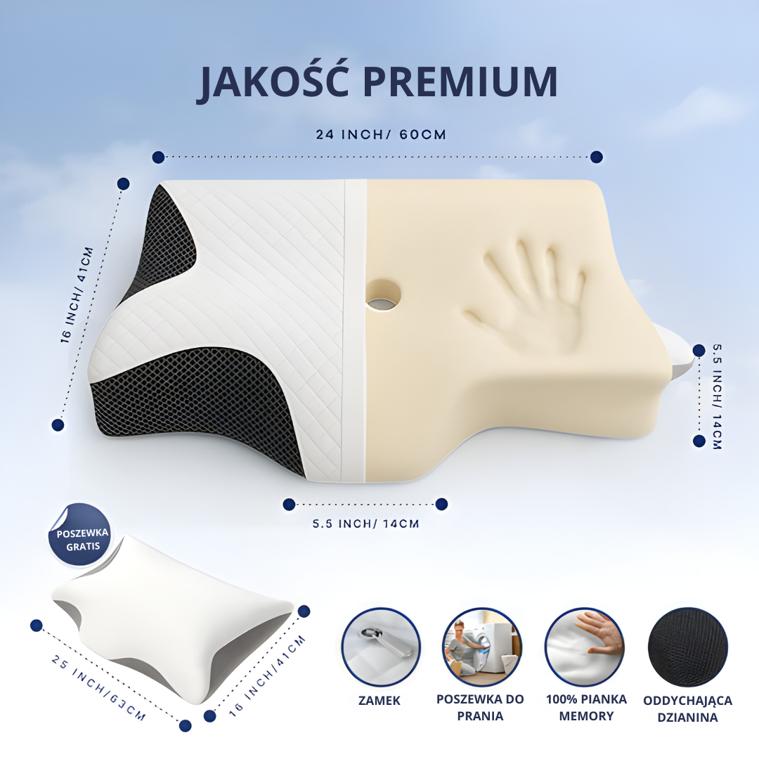OrthoSleep™ - Ulga dla odcinka szyjnego